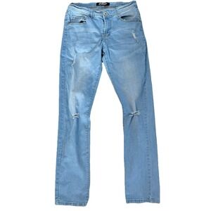 California Vintage Jeans 32x32 Light Wash Stretch Denim Slim Straight